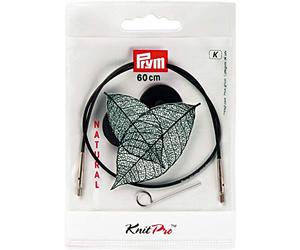 Prym 223982 Cordon en plastique et accessoires NATURAL 80 cm, Noir