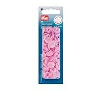 Prym 30 Boutons Pression Color-Snaps 12,4 Mm Ronde Rose