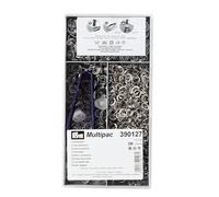 Prym Bouton pression 390127 sans couture Jersey anneau denté 10 mm argenté Taille unique