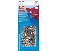 Recharge boutons pressions 8 mm argenté 20 pcs - Prym 390363