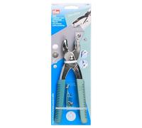 Prym 390913 Vario Pince Menthe/Sauge - Pour boutons-pression, œillets, rivets et boutons en jean - Outil de découpe inclus - Poignée ergonomique - Accessoires de couture polyvalents