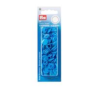 Prym 393108 Boutons Pression sans Couture « Color Snaps », Rond, 12,4mm, Bleu Acier