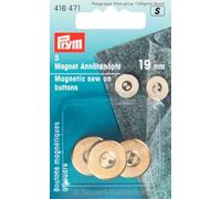 Prym Boutons magnétiques 416471 19 mm doré