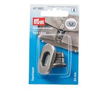 Prym 417883-1 Chiusura girevole per borse, argento antico, On Size