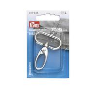Prym Karabinerhaken 30 x 45 mm silberfarbig Mousqueton, Alliage de Zinc, Argento, 30 x 40 mm
