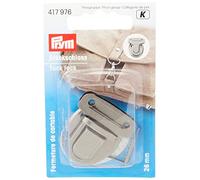 Prym 417976 - Chiusura a Incastro per Borse, in Argento Anticato, Dimensioni 26 mm