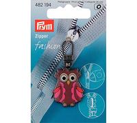 Prym 482194 Tirette « Fashion-Zipper » chouette