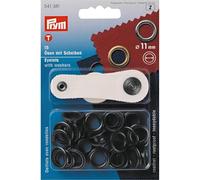 Prym Œillets et rondelles 541381, 11,0 mm, bruni