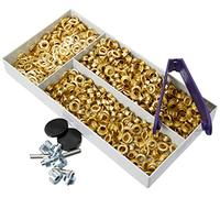 Prym Eyelets and Washers, Laiton, Gold, 5mm