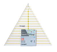 Prym 611658 Règles Patchwork, Triangle 60° Multi 8 Pouces, Plastique, Transparent, 10 x 8 3/4inch (25,5 x 22cm)