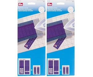 Prym 611937 Règles de repassage de Plastique, universelles (Lot de 2)