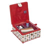 Prym 612013 - Cestino da cucito M retrò, colore: Rosso