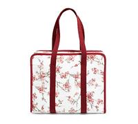 Prym 612059 Sac d'aiguille tout-en-un Motif fleurs de cerisier Blanc 34 x 26 x 9,5 cm