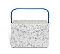 Prym 612077 Panier à couture en coton Crème 320 x 170 x 185 mm