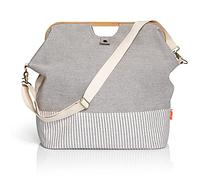 Prym 612561 Sacs de Rangement et de Voyage Canvas & Bamboo M en Gris