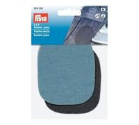 Prym-9 x 8 cm, 2-Jeans stirando/da Cucire per ASSE da Stiro, Colore: Blu Chiaro/Blu Scuro