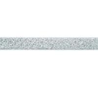 Prym 905904 Biais métallizé, 40/20mm, Argent, 30m, Polyester, Silver, 20 mm Falzung: 40/20 mm