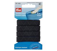 Prym 911419 Élastique Standard, 12mm, Noir, 2m