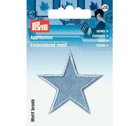 Prym 923157 Motif décoratif étoiles, jean bleu clair