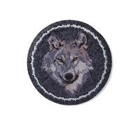Prym 923178 Motif décoratif Renfort, Loup, Gris/Anthracite, Multicolore, Unica