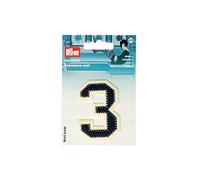 Prym 924503 Motif décoratif Lettre D, bleu/écru