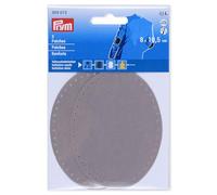 Prym 929013 Ecusson Suédine Thermocollant 8x10,5cm Gris