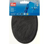 Prym 929331 Patches Imitation Suede Iron-on 9 x 13.5 cm Medium Grey, Mittegrau, Taille unique