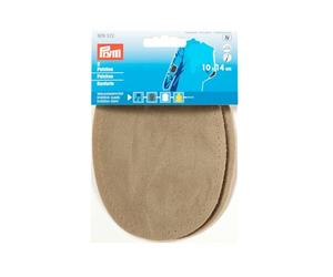 Prym 929372 Renforts Imitation Daim, thermocollant, 10 x 14cm, Pierre, Beige
