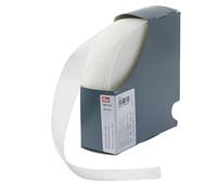 Prym Élastique fronçeur, 40mm, Blanc, 20m, 53% Polyamide, 27% Polyester, 20% Elastane, White, 40 mm
