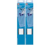 Prym 968193 Papier peint intissé 2 faces 150 x 30 cm Polyester Blanc (Lot de 2)