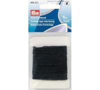Prym Ruban en Non-tissé Anthracite 12 mm Forme, Polyester, Set de 5 Pièces