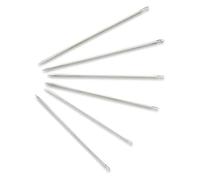 Prym Aghi in Pelle, Argento, Taglia Unica, 25 unità