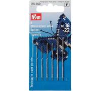 Prym Aiguilles à broder pointe arrondie taille 24-26 couleur argent, 6 pces