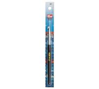 Prym Aiguilles à crochet en laine d'aluminium – poignée douce – 14 cm – 6,0 mm – argent