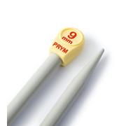 Prym Aiguilles à Tricoter KST 40 cm 9 mm Gris Knitting Needles, Plastique, Grey