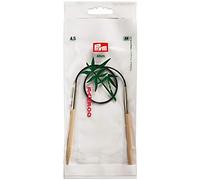 Prym Aiguilles Tricoter circulaires en Bambou 40cmx4,50 mm