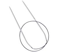 Prym aluminium-60 cm- 3 mm- Grises Aiguilles à Tricoter circulaires, Aluminium, Gris