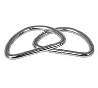Prym Anneaux,Demi-Cercles, métal, 40 mm, 2 pc.