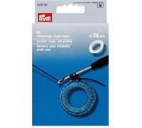 Prym Crocheter Anneaux, Plastique, Blanc, Un Taille, Set de 50 Pièces