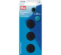 Prym Black Plastic 22mm Cover Buttons (3pc), 14 x 6 x 1 cm