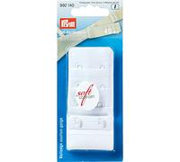 Prym - Blanc 3 x 2 Crochets (40 mm) Extension de Soutien-Gorge - 1 unité