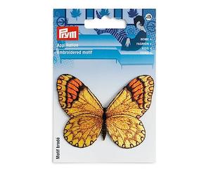 Prym, blanc 926079 Motif décoratif Rétro SMILE, noir/rouge, Centre