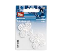 Prym, bleu 924517 Motif décoratif Lettre R, écru avec étoile, Petit