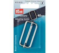 Prym Boucle de réglage, en métal, Argent, 40 mm