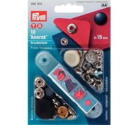 Prym Bouton pression Anorak 15mm cal. bleu + outil en Laiton