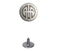 Bouton Jeans Artdeco Laiton 20mm Acier Antique