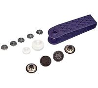 Prym Boutons Fleur Jeans 8 Pièces, Taille 17 mm, Laiton Antique