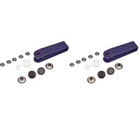 Prym Boutons Fleur Jeans 8 Pièces, Taille 17 mm, Laiton Antique (Lot de 2)