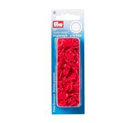 Boutons pression basiques Color Snaps rouges - Prym 393138