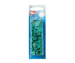 Prym Boutons Poussoir, Plastique, Vert, 12,4 mm, Set de 30 Pièces PRYM_393129-1